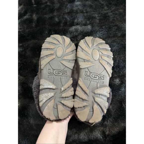 UGG women’s coquette shearling slippers shoes brown size 7 comfortable cozy warm - Picture 4 of 4